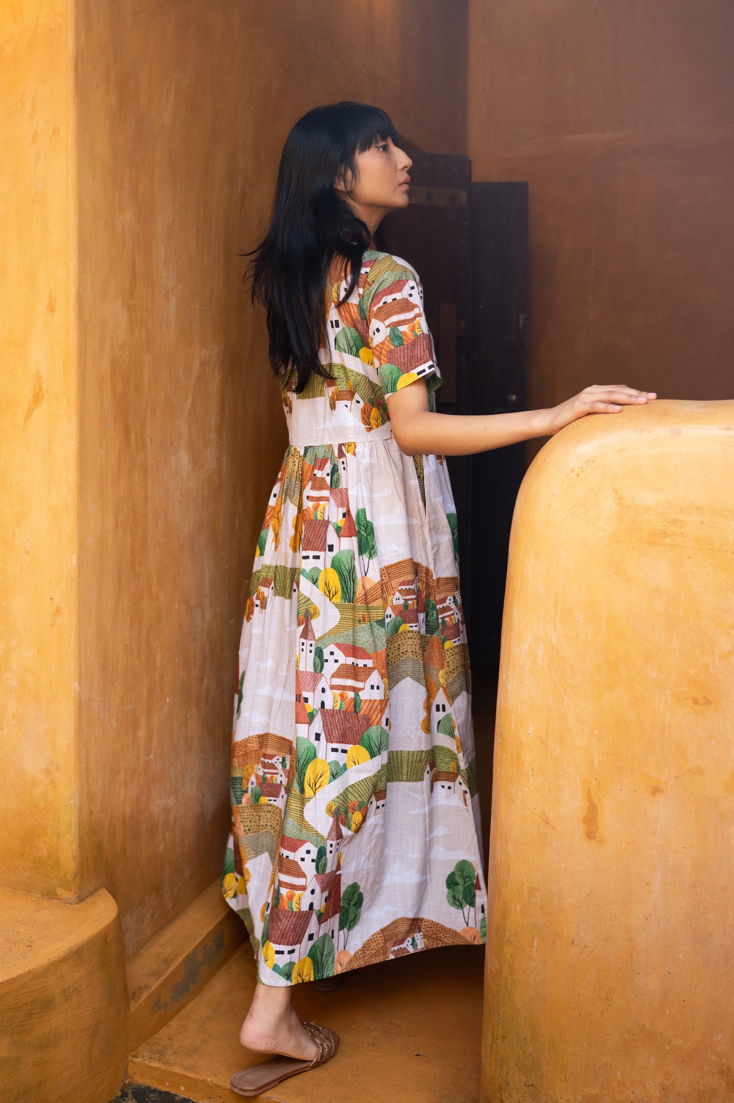 Autumn Love Shirt Dress