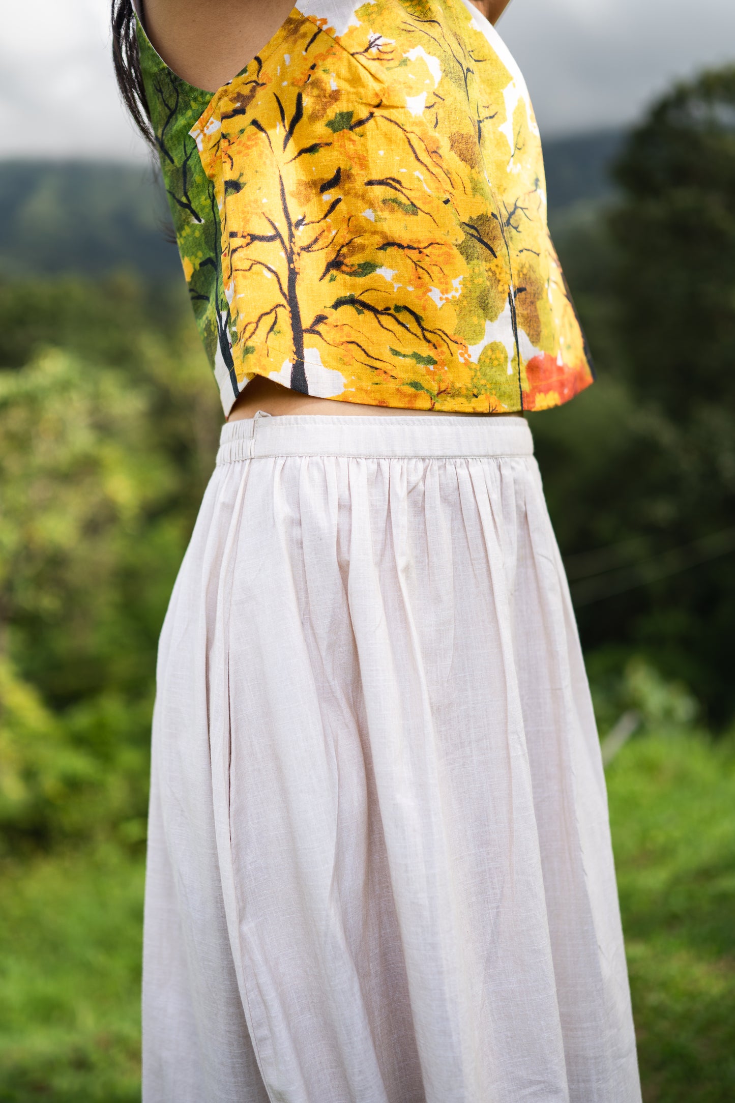 Golden Season Skirt Set