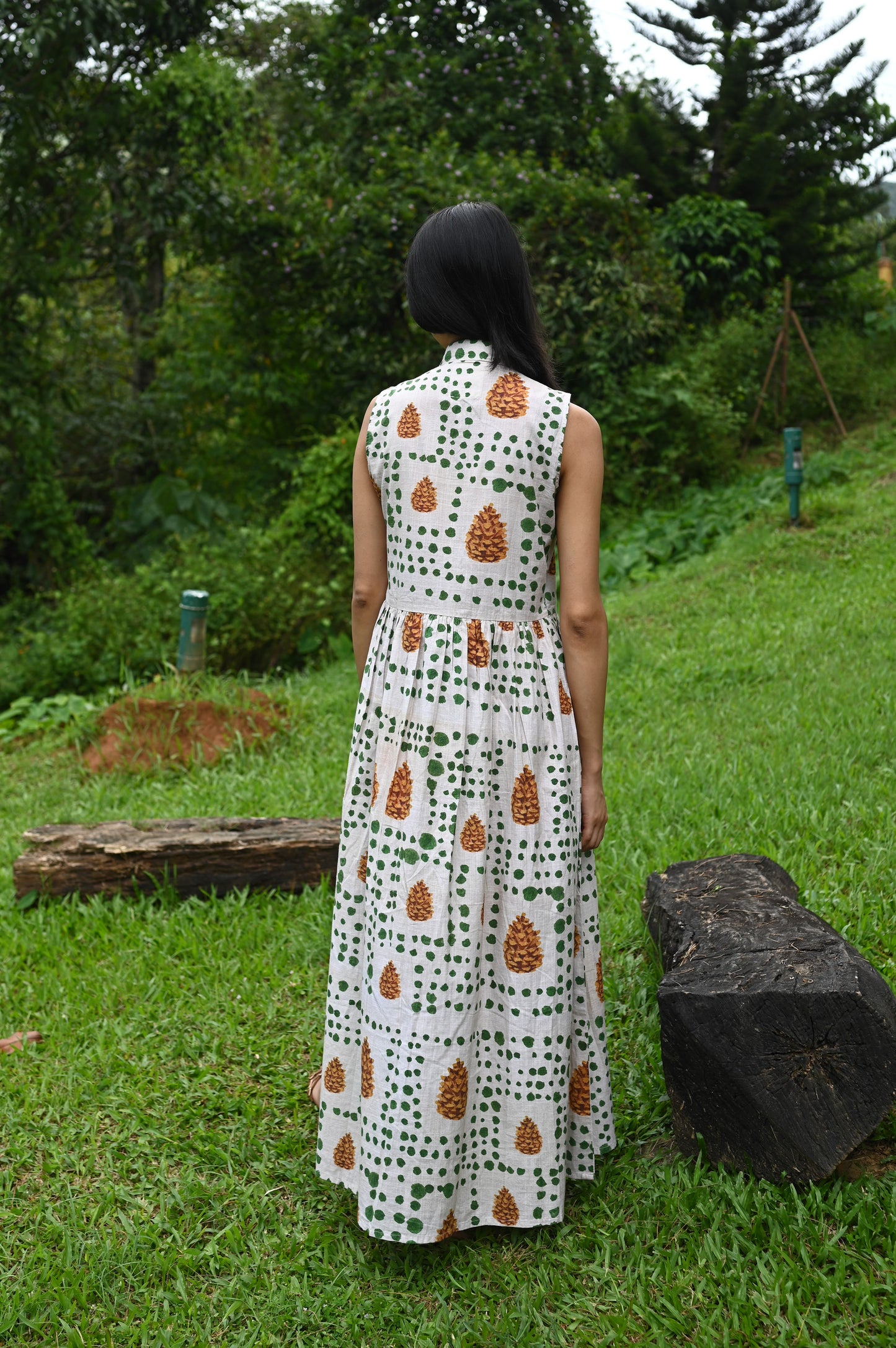 Pinecone Shirt Dress