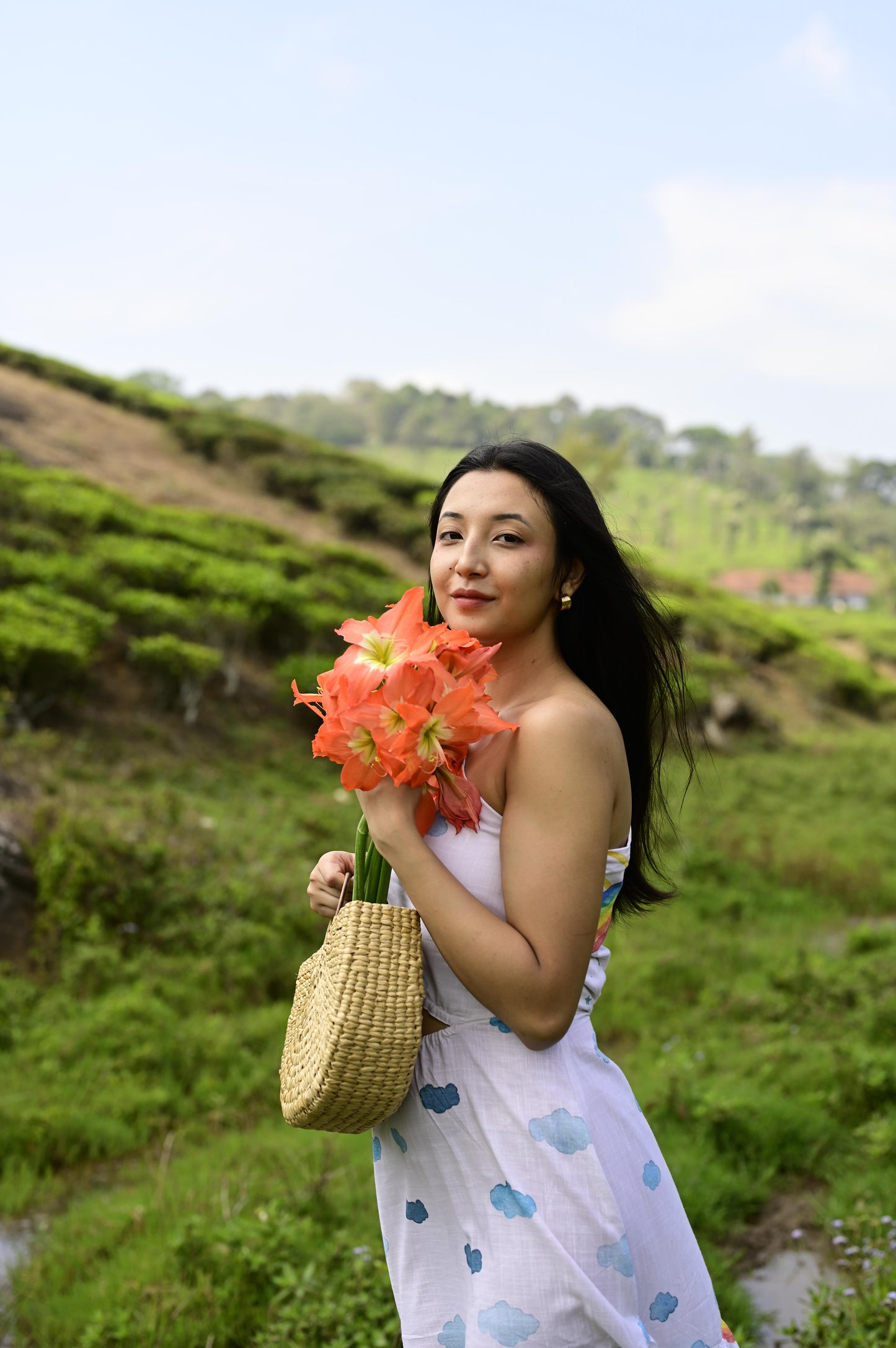 Rainbow Off Shoulder Dress