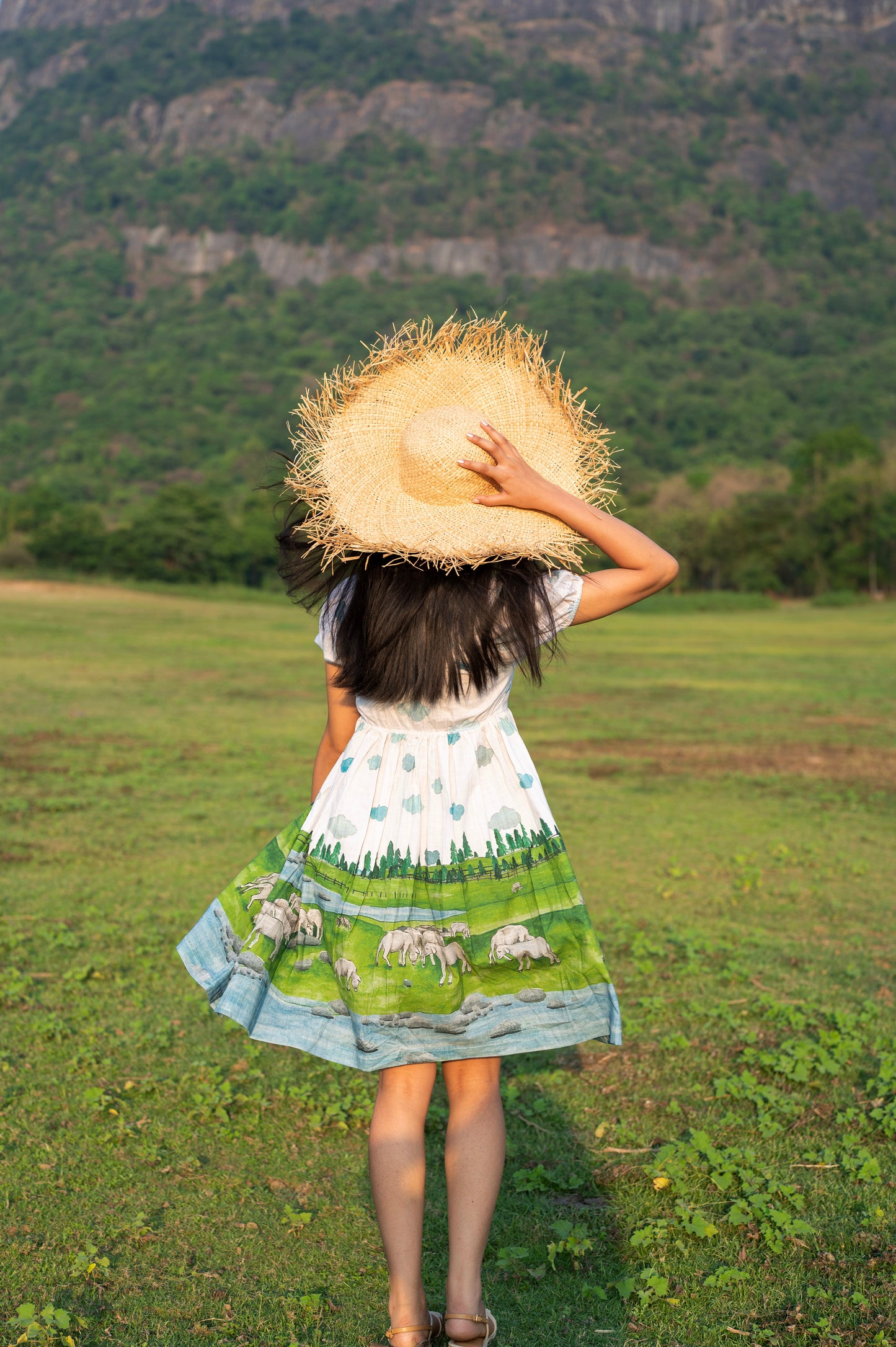 Shepherd Puff Sleeve Dress