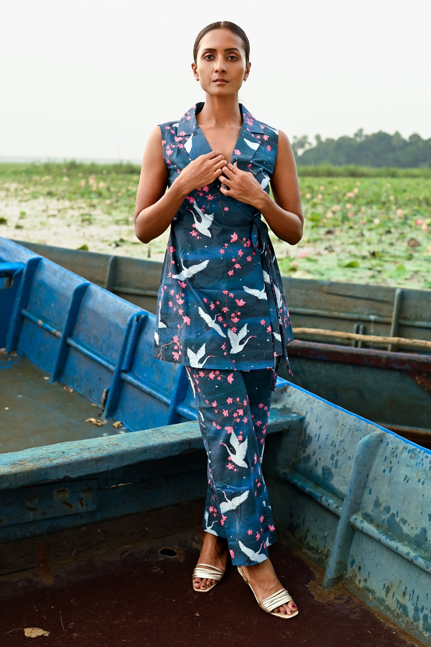 Cherry Blossom Blazer Dress