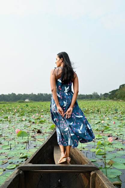 Cherry Blossom Tie Knots Dress