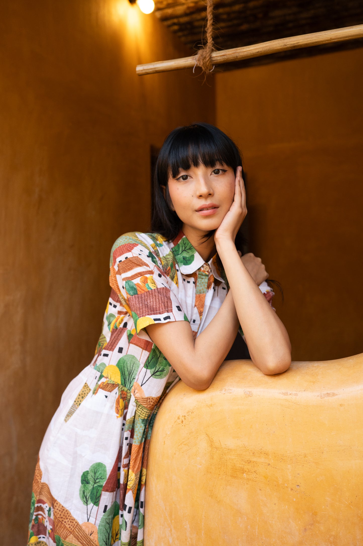 Autumn Love Shirt Dress