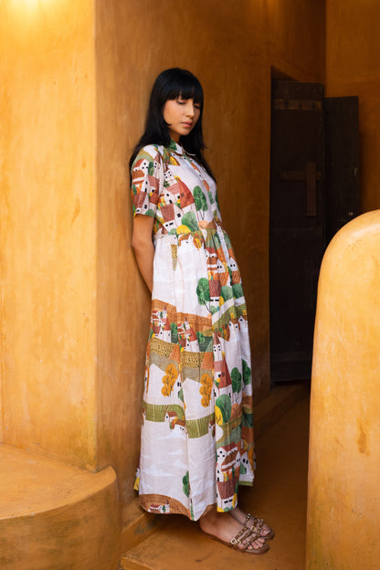 Autumn Love Shirt Dress