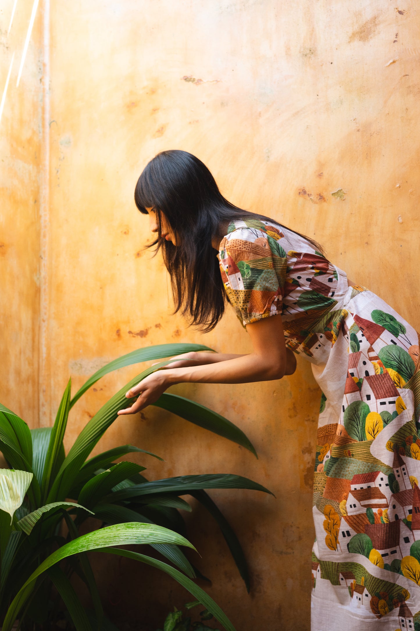 Autumn Love Puff Sleeve Dress