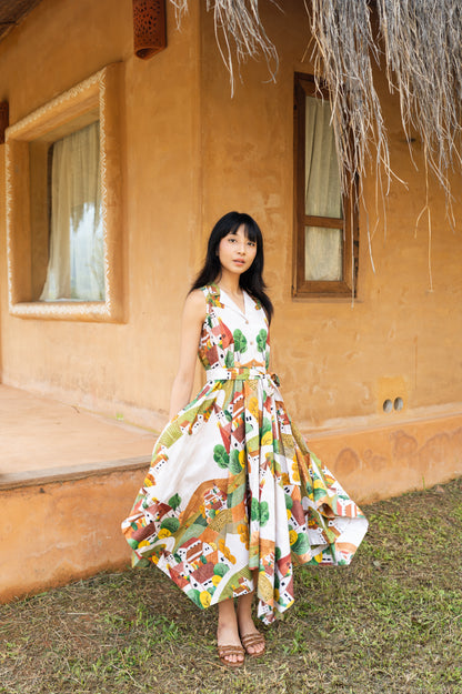 Autumn Love Handkerchief Dress