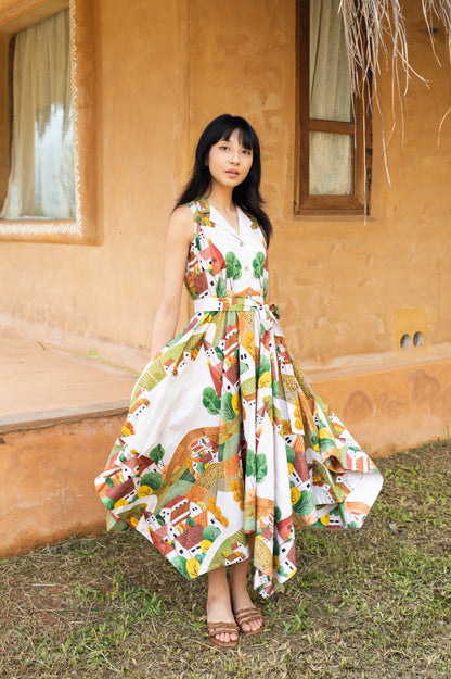 Autumn Love Handkerchief Dress