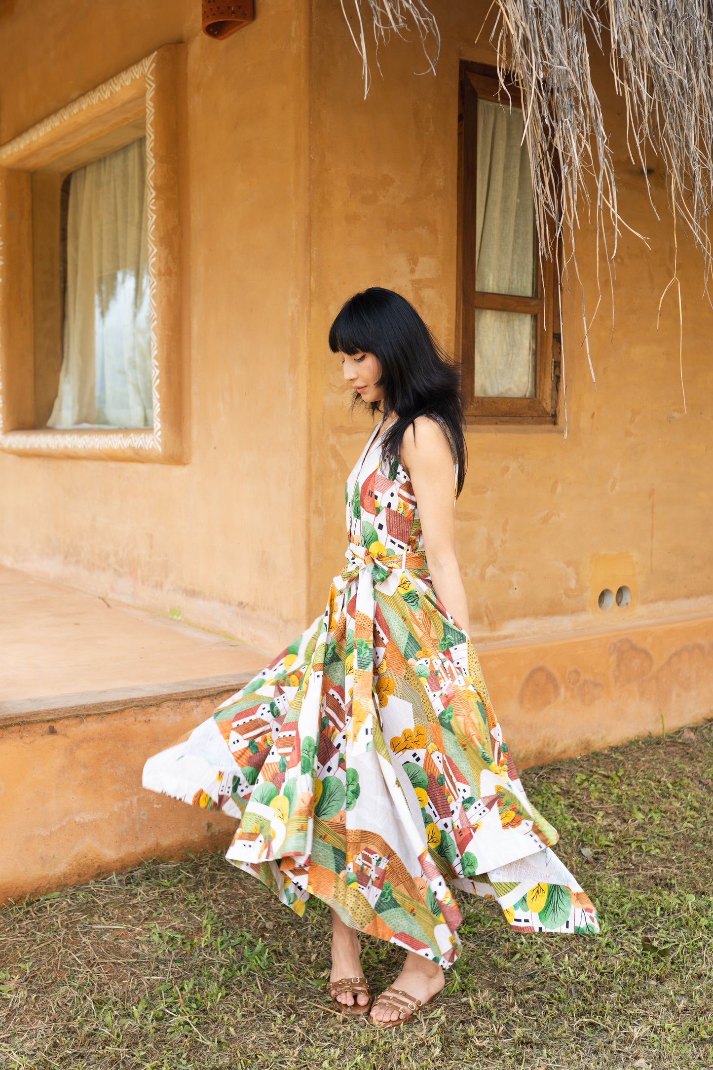 Autumn Love Handkerchief Dress