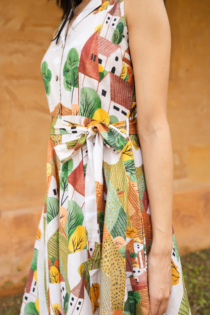 Autumn Love Handkerchief Dress