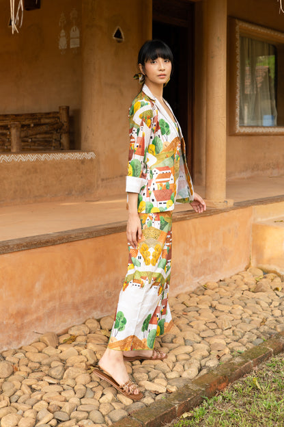 Autumn Love Jacket with Bralette and Pants