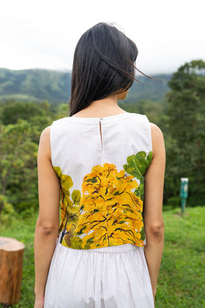 Golden Season Skirt Set