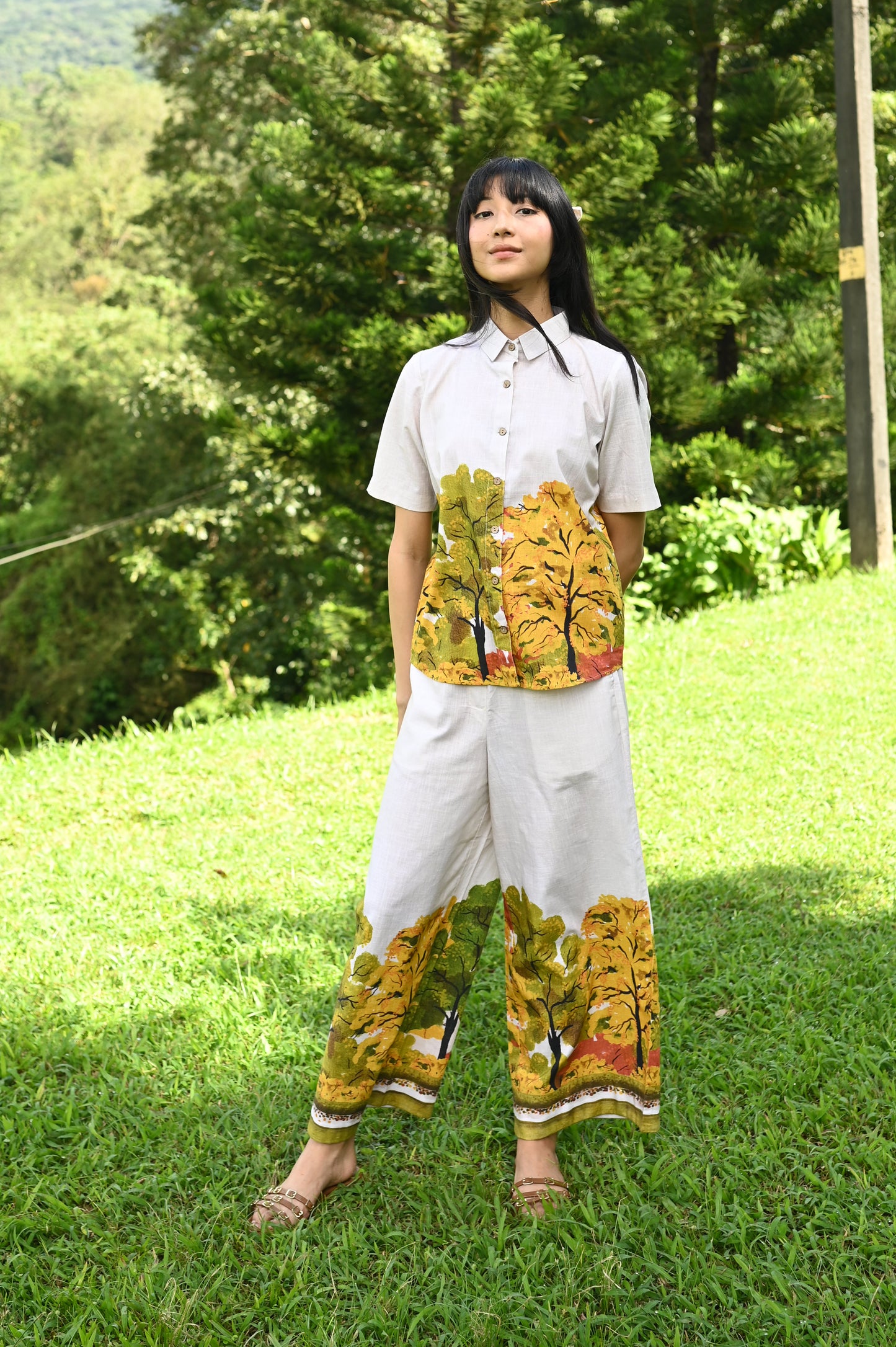 Golden Season Shirt Set