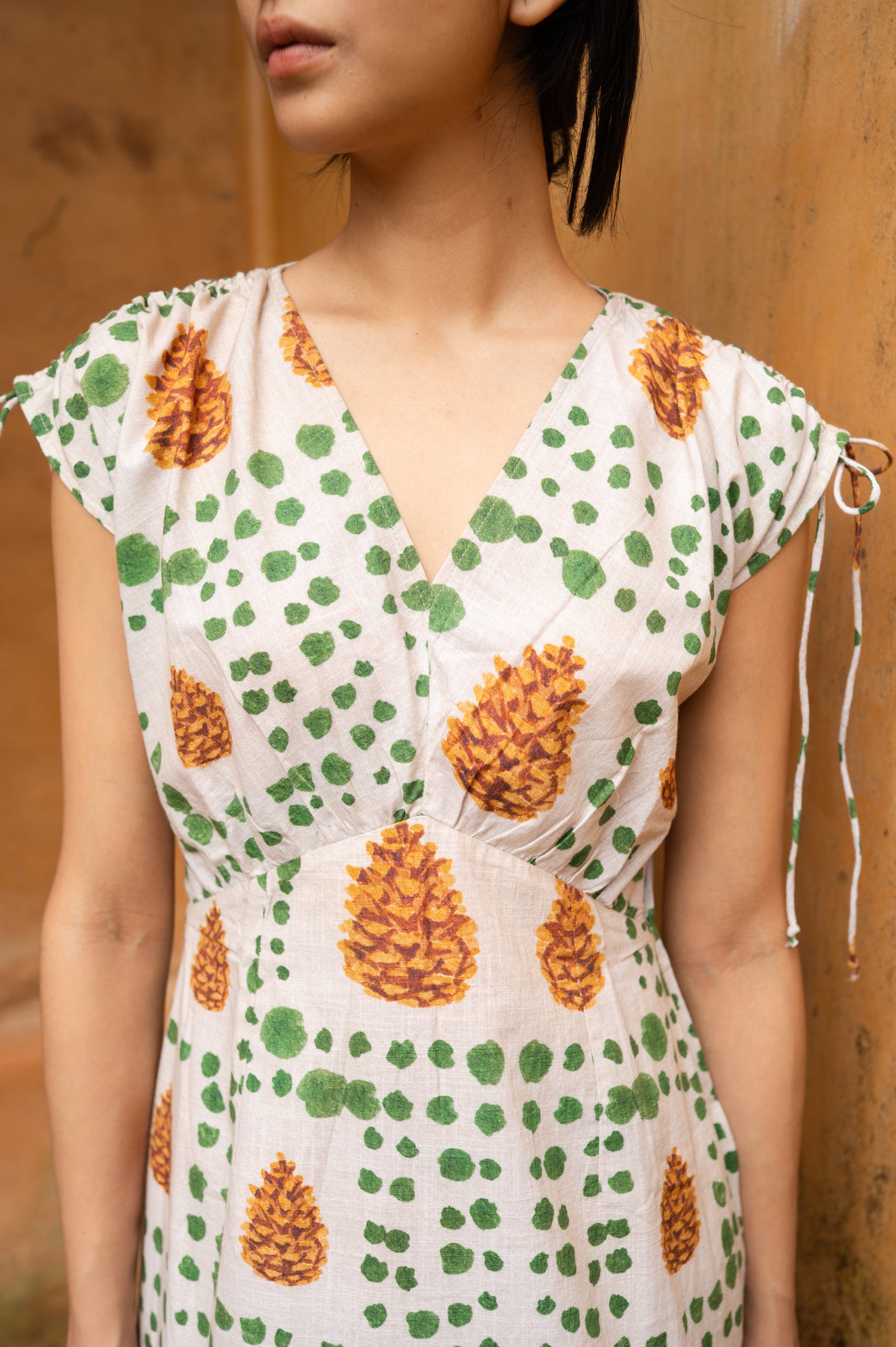 Pinecone Draw String Dress