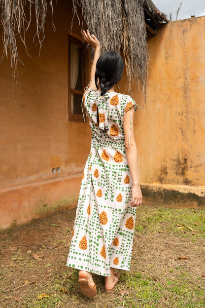 Pinecone Draw String Dress
