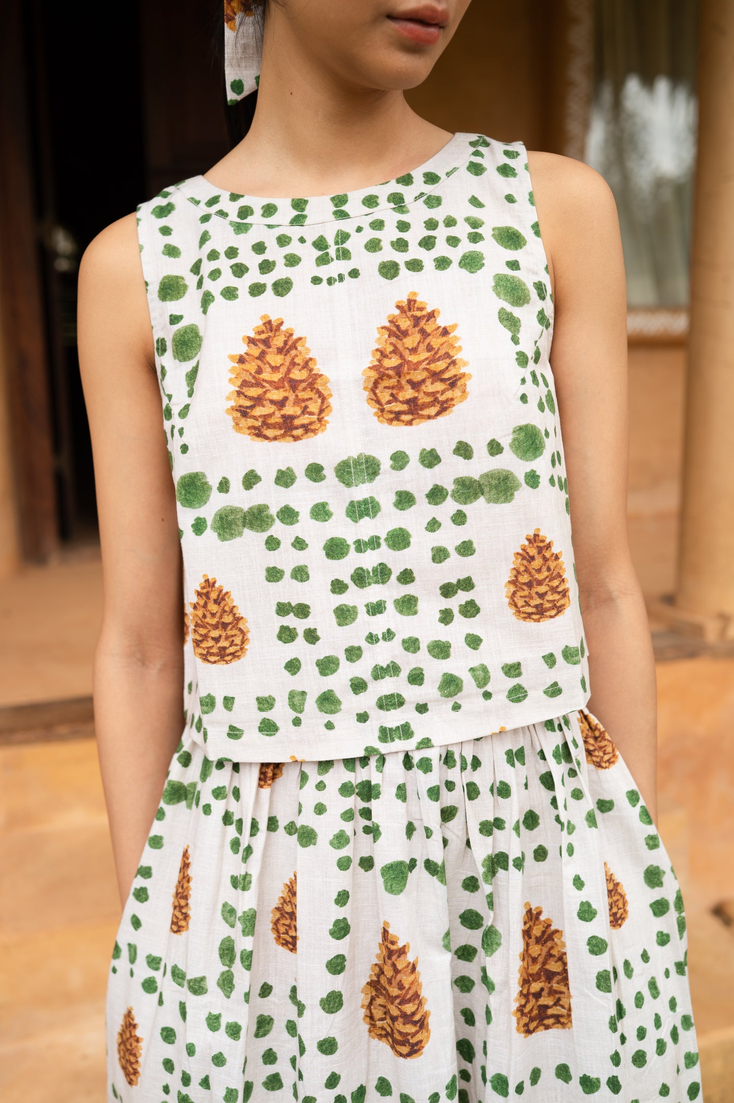 Pinecone Crop Top