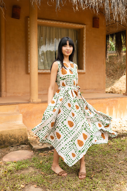 Pinecone Handkerchief Dress