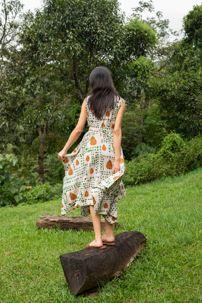 Pinecone Handkerchief Dress