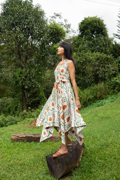 Pinecone Handkerchief Dress
