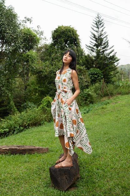 Pinecone Handkerchief Dress