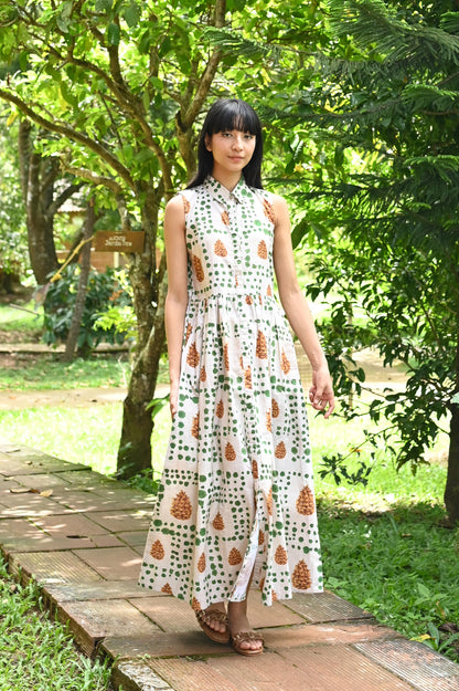 Pinecone Shirt Dress