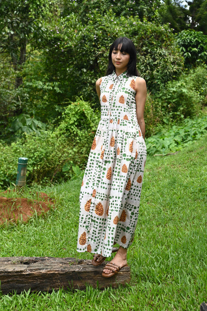 Pinecone Shirt Dress
