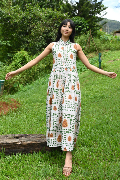 Pinecone Shirt Dress