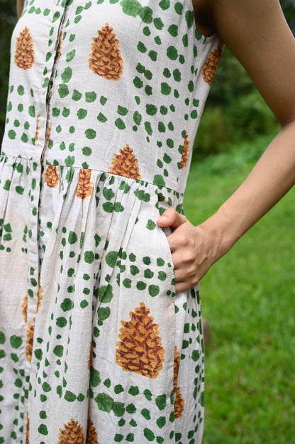 Pinecone Shirt Dress