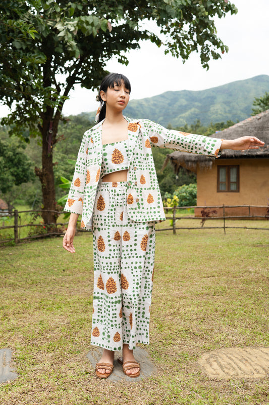 Pinecone Jacket with Bralette