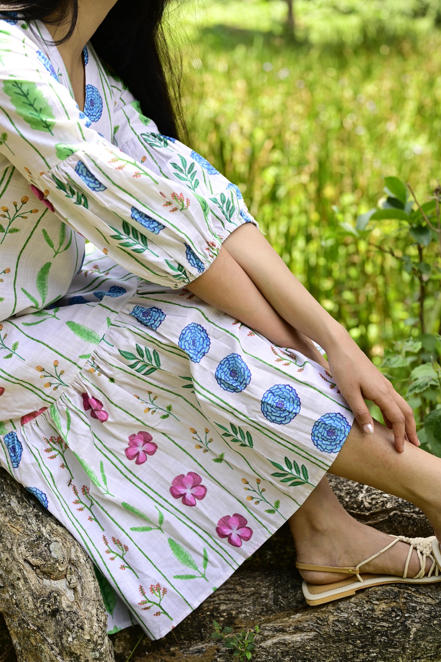 Gardeners Gathered Dress