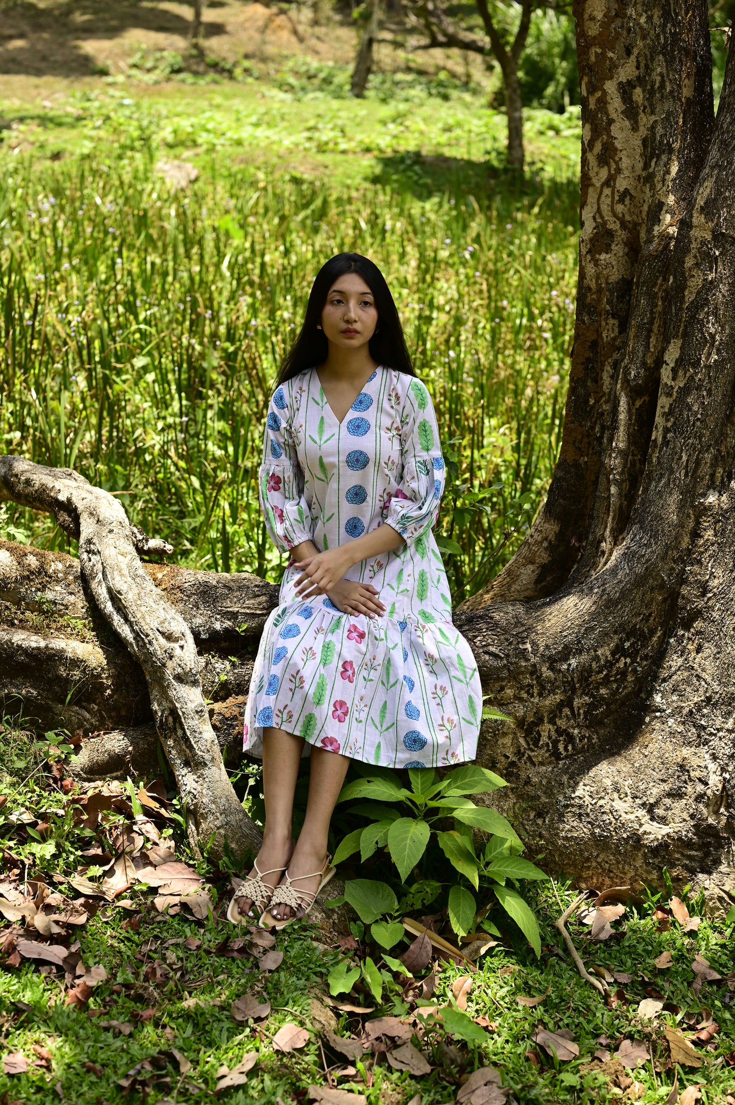 Gardeners Gathered Dress