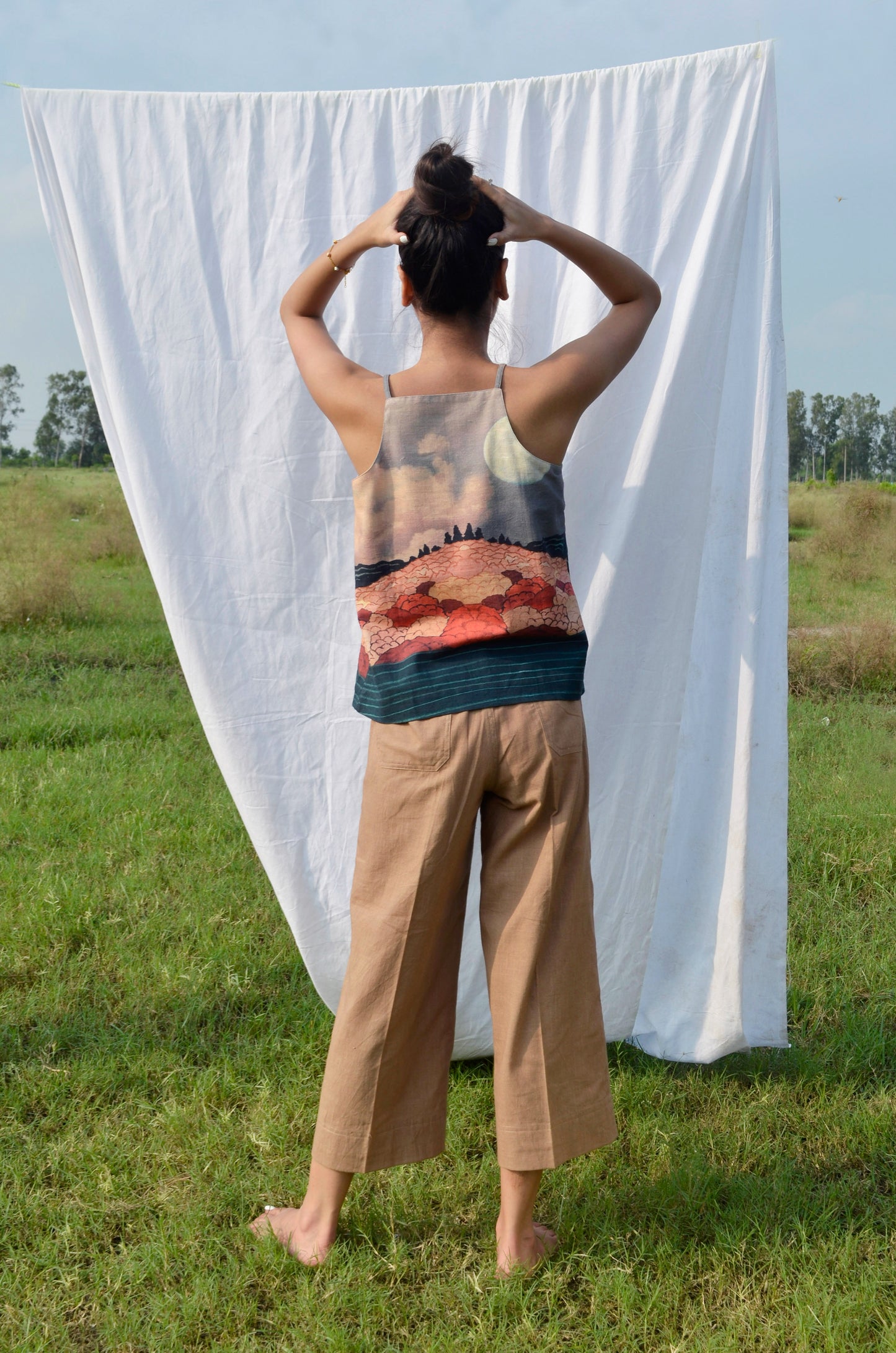 Lavender Fields Slip Top