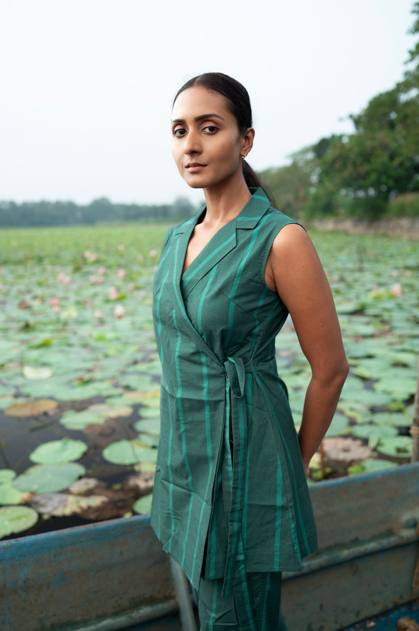 Leaf Blazer Dress