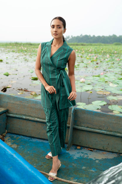 Leaf Blazer Dress