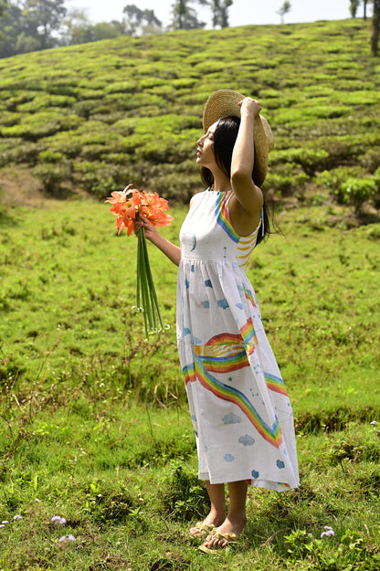 Rainbow Tie Knots Dress