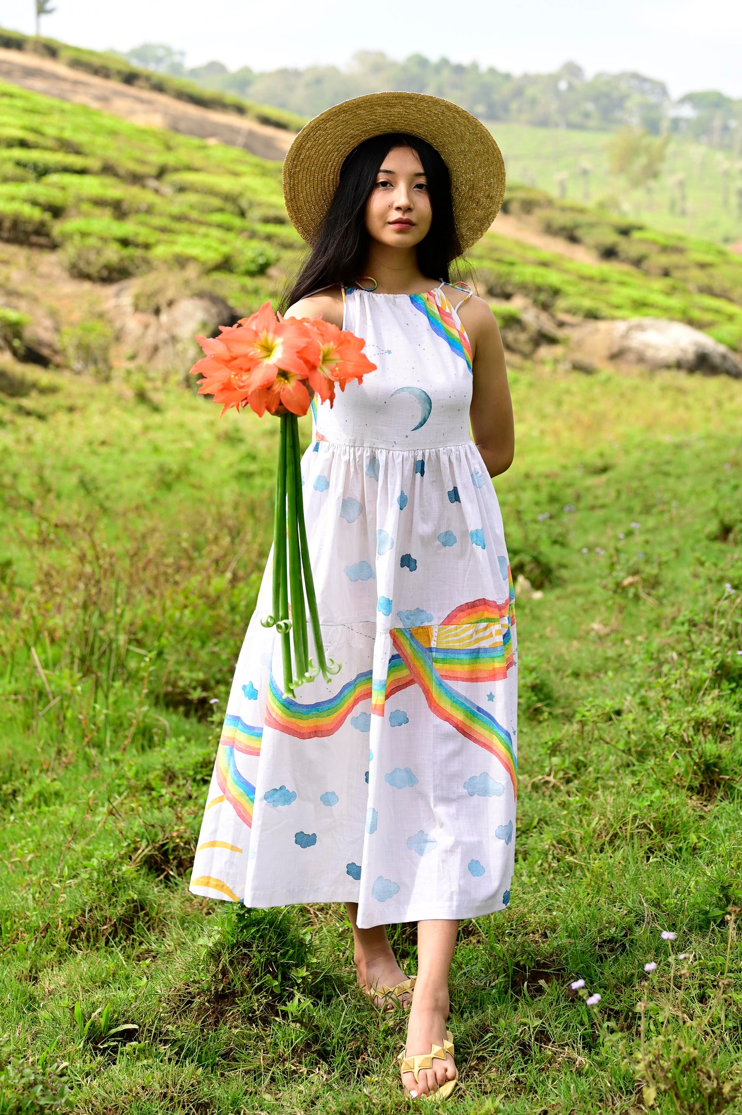 Rainbow Tie Knots Dress