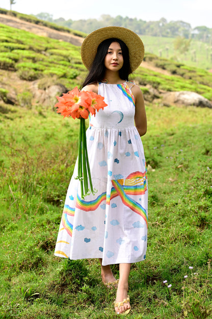 Rainbow Tie Knots Dress