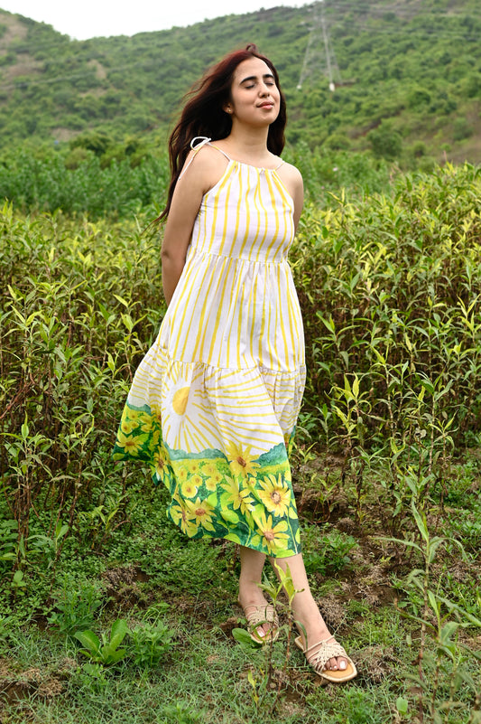 Sunflower Tie Knots Dress